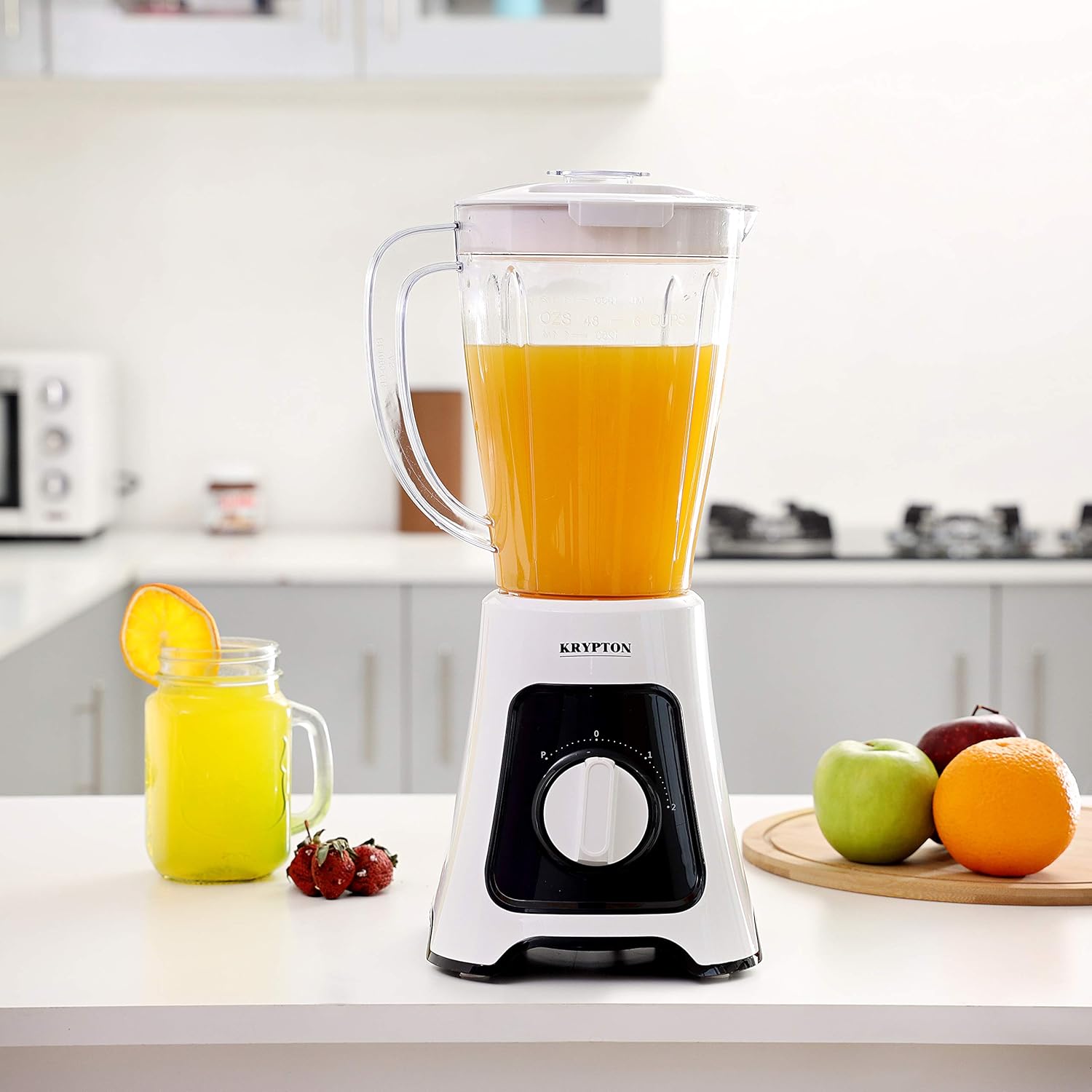 Krypton 400W Blender 2 In 1 with 1.5L JarKitchen AppliancesThe possibilities are endless!You can make an array of recipes: healthy smoothies, protein shakes, homemade soups, slushes, cocktails and much more. 2 Speed Settings. To give you total control the